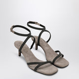 Brunello Cucinelli Grey Sandal City Precious Straps