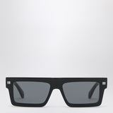 Off White Black Gray Sunglasses With Rectangular Frame