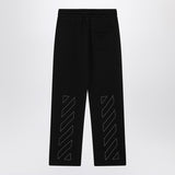 Off White Black Performance Jogging Trousers Signature