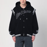 Off White Off-White™ Black bomber jacket in cotton with logo