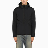 Herno Blue Padded Parka Featuring Weatherproof Hood