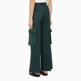 Amiri Forest Green Wide Legged CargoPockets Trousers