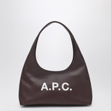 APC Brown Ninon Hobo Bag With Magnetic Closure Two Handles