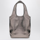 APC Small Silver Ninon Tote Bag MetallicFinishDetail
