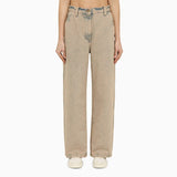 Palm Angels Pinkish Wide Leg Jeans PremiumQualityExclusive