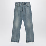 Maison Margiela Blue Jeans Washed Effect Back Buckle Detail