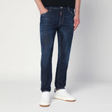 Dsquared2 Slim Skater Jeans CeruleanBlue Washed Label