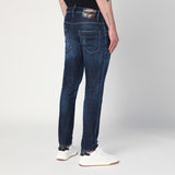 Dsquared2 Slim Skater Jeans CeruleanBlue Washed Label