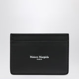 Maison Margiela Black Cardholder With Embossed Logo