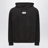 MM6 Maison Margiela Black Numeric cotton hoodie