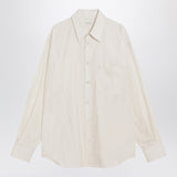 LEMAIRE Ivory cotton and silk shirt