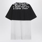 MM6 Maison Margiela AIDS Print TShirt WhiteAndBlack