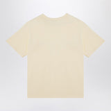 Wales Bonner Pale Sunlit Yellow Crewneck TeeWithLogo