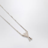 Ami Paris Palladium Necklace De Coeur SignatureLine