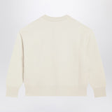 Ami Paris White Ami De Coeur cardigan