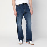 Wales Bonner IndigoBlue Jeans With Embroidered Emblem