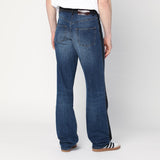 Wales Bonner IndigoBlue Jeans With Embroidered Emblem