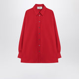 Ami Paris Red Superpremium VirginWool Shirt Collar