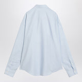 Ami Paris Light Blue Shirt EmbroideredBrandLogo Chest