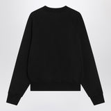 Ami Paris Black Ami De Coeur crew neck jumper