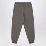 Ami Paris Grey RibbedKnitted Elastic Waist JoggingPants