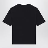 AmiParis BlackTShirt AmiDeCoeurLogoPatch DetailChestPatch