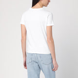 Etro White Embroidered Logo Couture TShirt Premium
